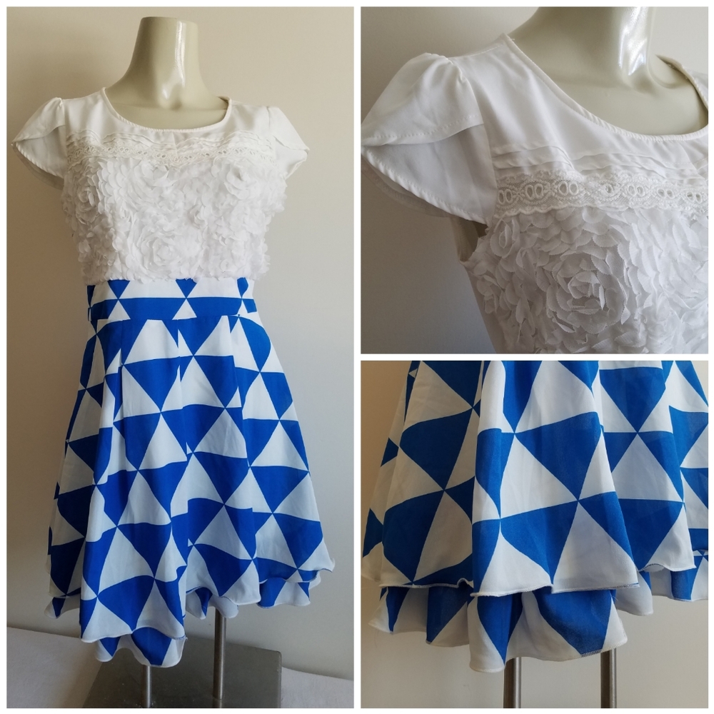 Floral & flirty spring & summer dress Great colors